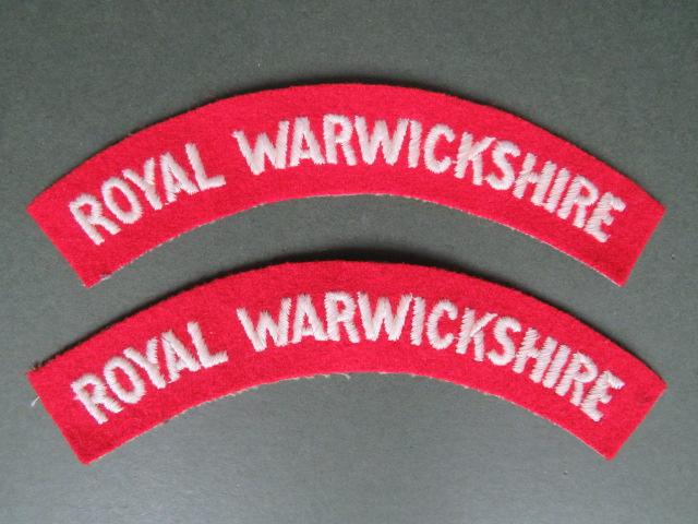 British Army Royal Warwickshire Regiment Shoulder Titles