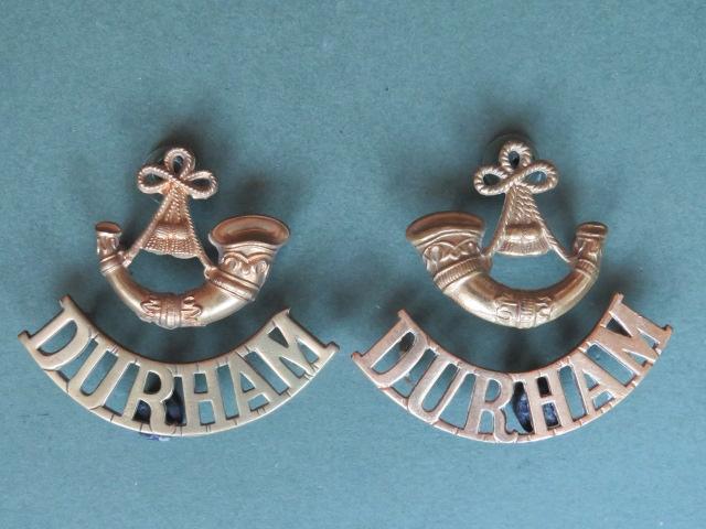 British Army The Durham Light Infantry Shoulder Titles
