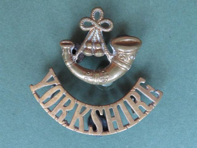 British Army The King's Own Yorkshire Light Infantry Shoulder Title