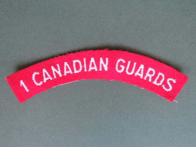 Canada Post WW2 1st Canadian Guards Shoulder Title