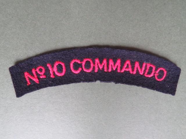 British Army WW2 No 10 Commando Shoulder Title