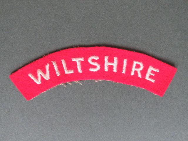 British Army WW2 / 1950's The Wiltshire Regiment Shoulder Title