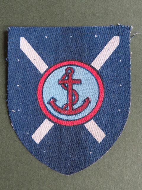 British Army Post WW2 264th Scottish Beach Brigade Formation Sign