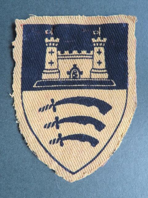 British Army WW2 Essex & Suffolk District Sign