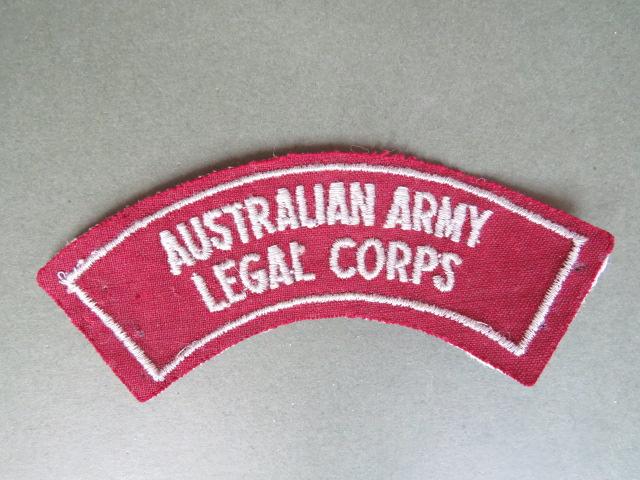 Australia Pre 1962 Australian Army Legal Corps Shoulder Title