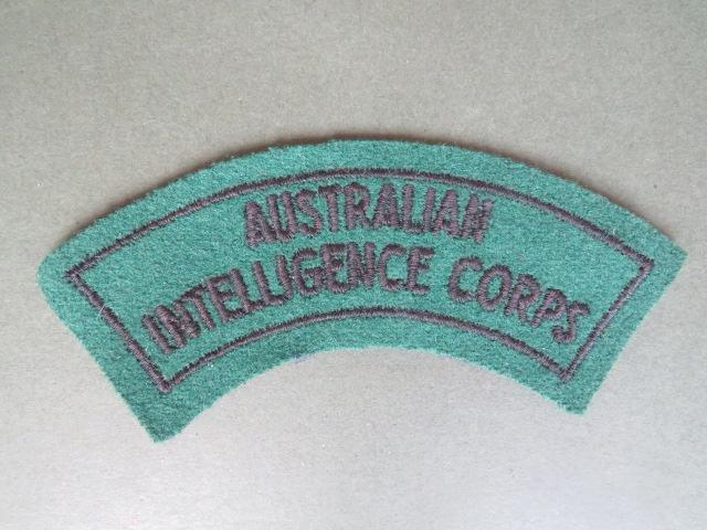 Australia Pre 1962 Australian Intelligence Corps Shoulder Title