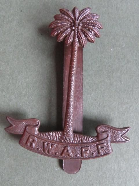British Commonwealth Royal West African Frontier Force Officers' Cap Badge