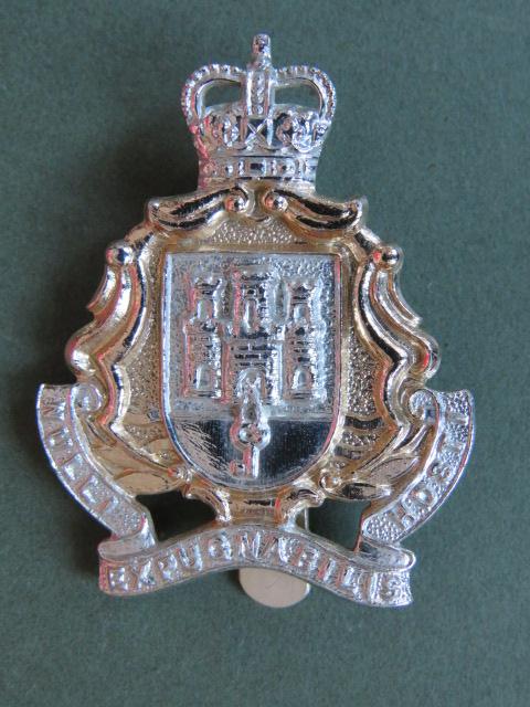 British Army Gibraltar Regiment Cap Badge