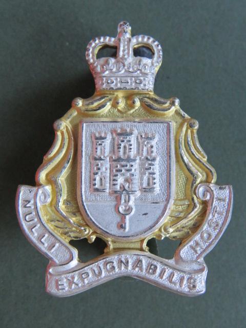 British Army Gibraltar Regiment Officers' Cap Badge