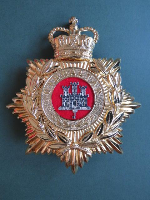 British Army Gibraltar Regiment Other Ranks Helmet Plate Badge