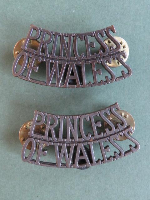 British Army The Princess of Wales's Royal Regiment (Queen's & Royal Hampshire's) Shoulder Titles
