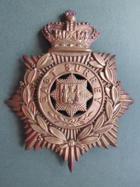 British Army 1881-1901 The East Surrey Regiment Helmet Plate
