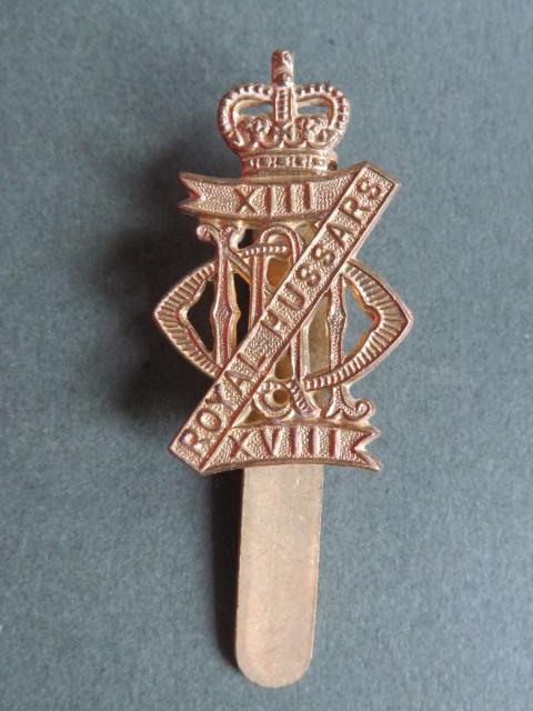 British Army The 13th/18th Royal Hussars (Queen Mary's Own) Cap Badge