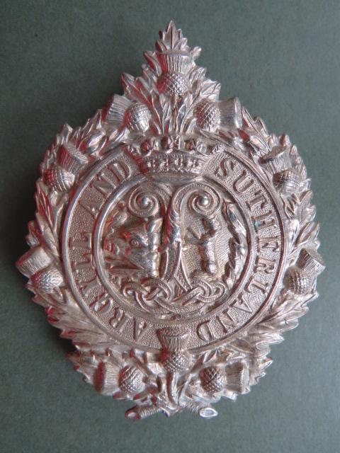 British Army The Argyll and Sutherland Highlanders Glengarry Badge