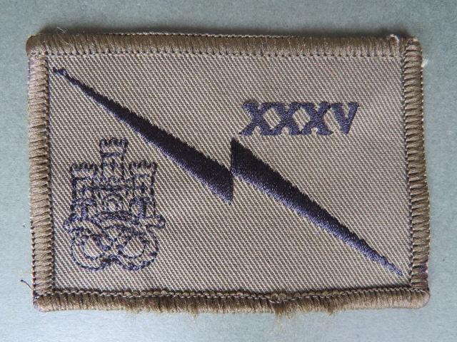 British Army 58th (Staffordshire) Signal Squadron (V) 35th (South Midlands) Signal Regiment (V) TRF