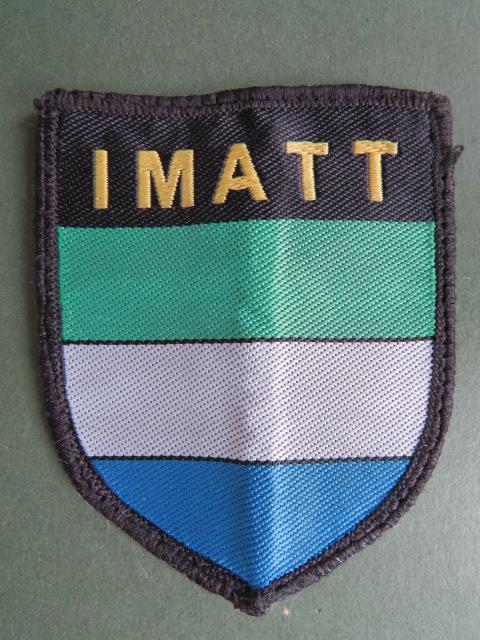 British Army International Military Advisory And Training Team (Sierra Leone) Patch