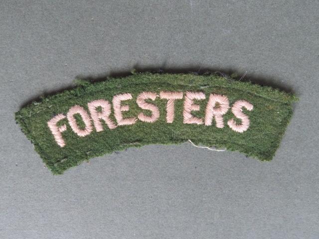 British Army Post WW2 Sherwood Foresters (Nottinghamshire and Derbyshire Regiment) Shoulder Title