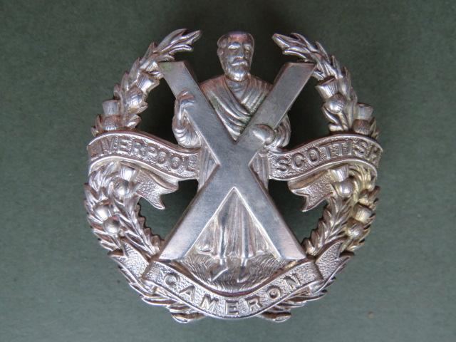 British Army The Queen's Own Cameron Highlanders (Liverpool Scottish) Glengarry Badge