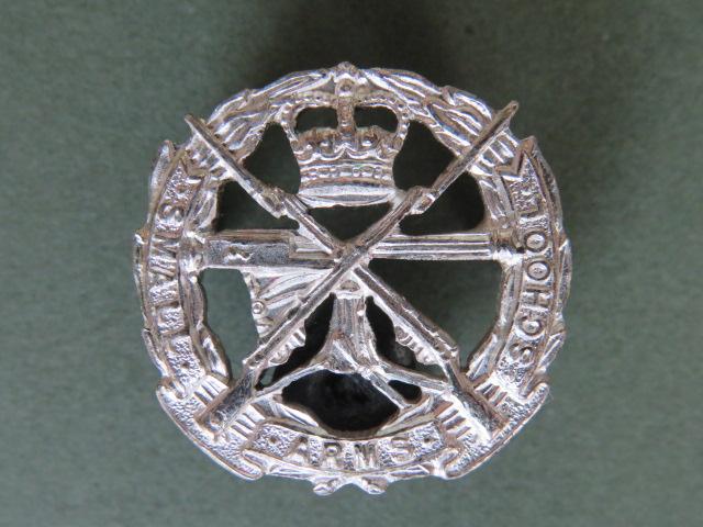 British Army Small Arms School Corps Post 1953 Officers' Collar Badge