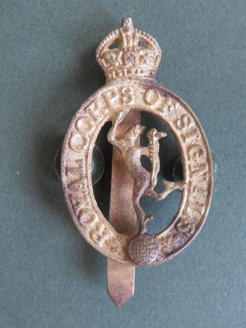 British Army, Pre 1946 Royal Signals Cap Badge