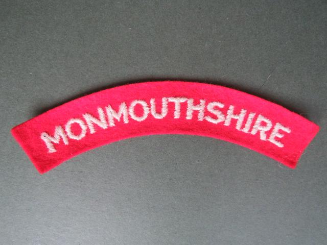 British Army WW2 The Monmouthshire Regiment Shoulder Title