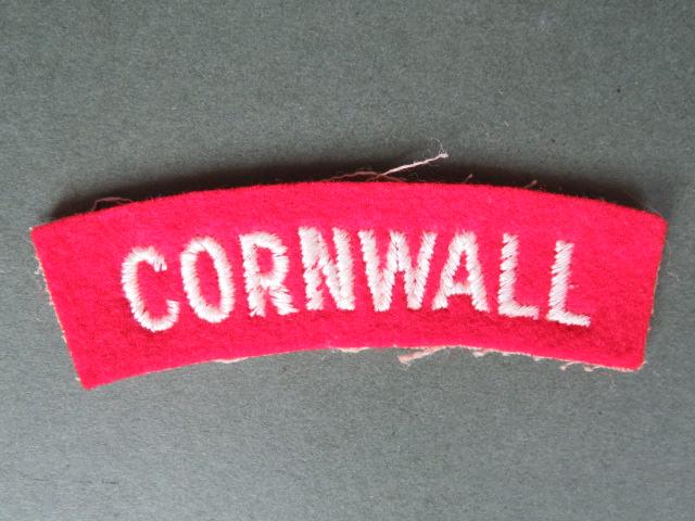 British Army Post WW2 The Duke of Cornwall Light Infantry Shoulder Title