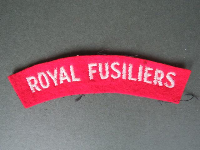 British Army WW2 The Royal Fusiliers Shoulder Title