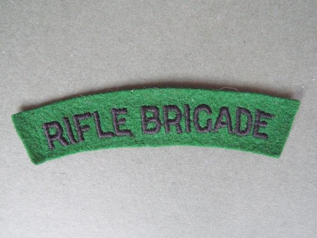 British Army WW2 Rifle Brigade Shoulder Title