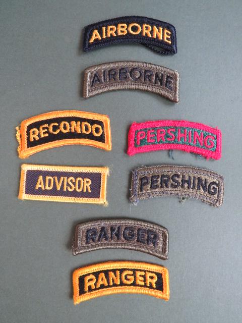 USA Army 8 Shoulder Tabs / Titles