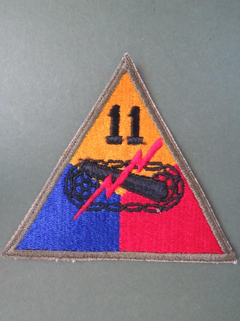 USA Army WW2 / 1950's 11th Armoured Division Arm Patch