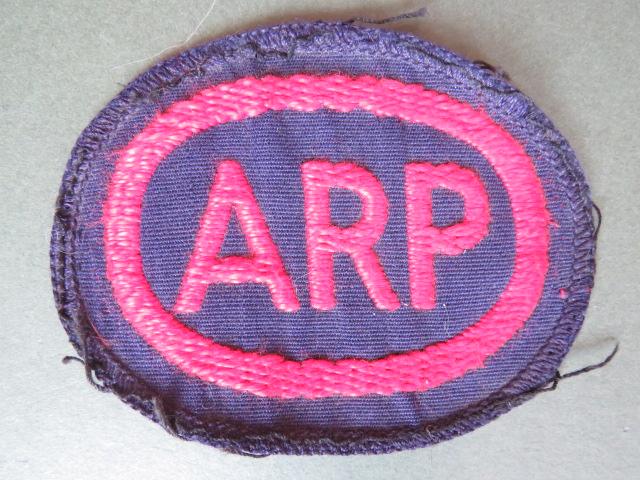 British WW2 Civil Defence ARP (Air Raid Precautions) Warden Breast Patch
