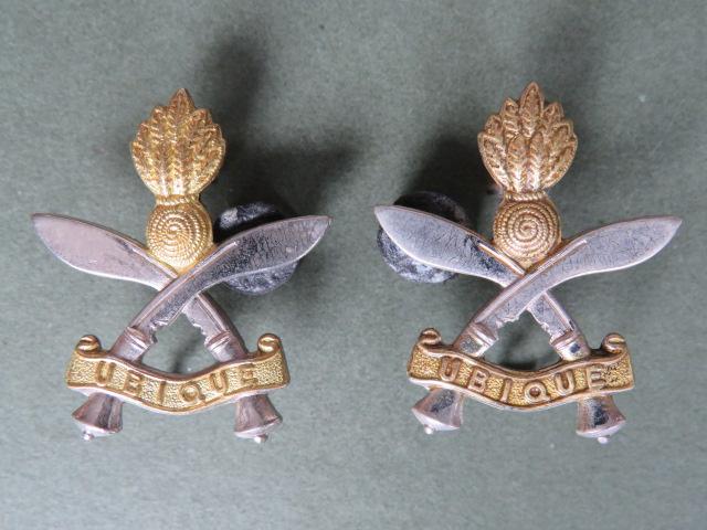 British Army The Queen's Gurkha Engineers Officers' Collar Badges
