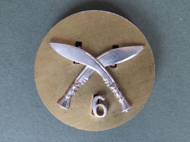 British Army 6th Queen Elizabeth's Own Gurkha Rifles Cap Badge