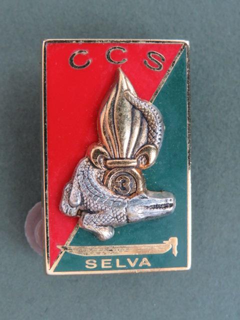 France Foreign Legion 3rd Regiment Entranger d' Infanterie C.C.S. (Command and Services Company) Pocket Crest
