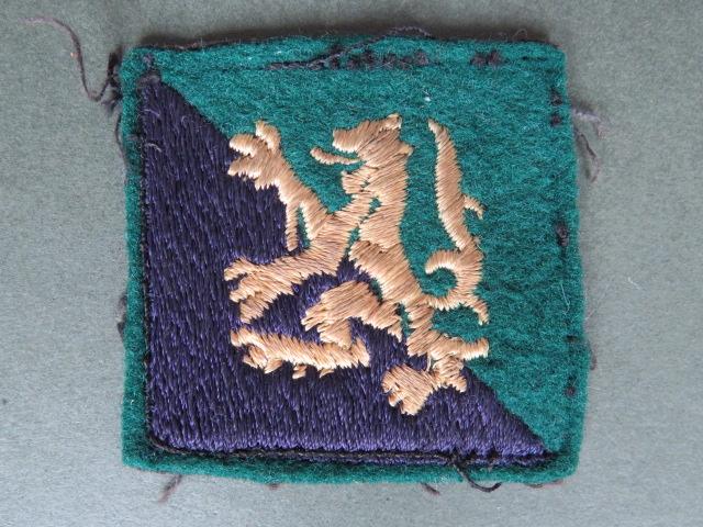 British Army Post WW2 Highland District, Scottish Command Formation Sign