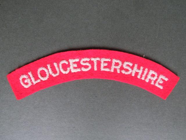 British Army WW2 The Gloucestershire Regiment Shoulder Title