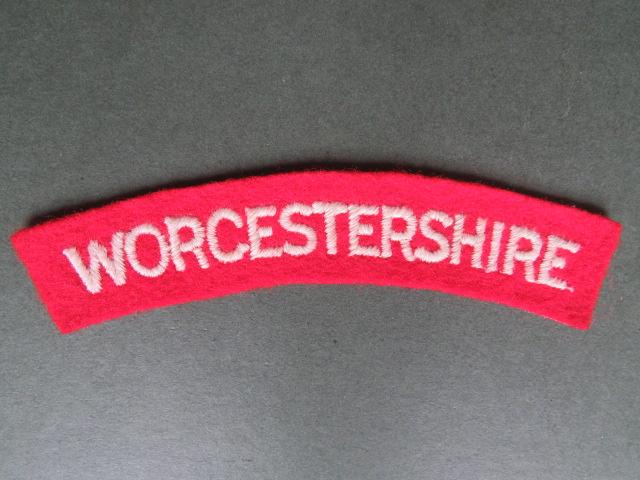 British Army WW2 The Worcestershire Regiment Shoulder Title