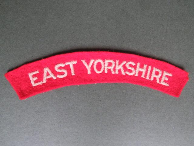 British Army WW2 The East Yorkshire Regiment Shoulder Title