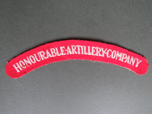 British Army WW2 Honourable Artillery Company Shoulder Title
