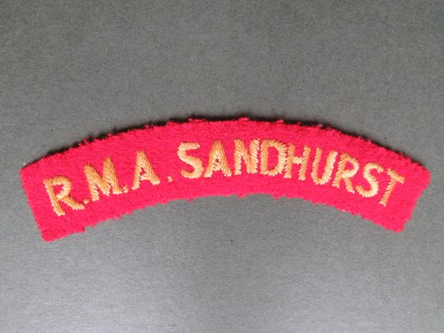 British Army R.M.A. Sandhurst Shoulder Title