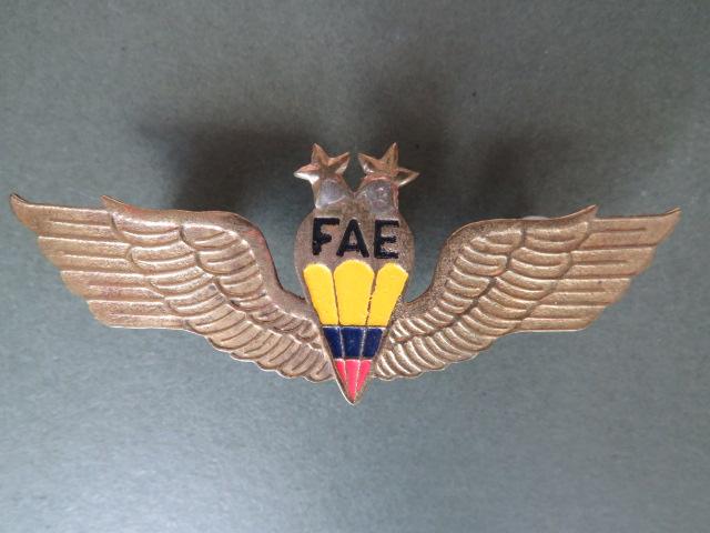 Ecuador Air Force Parachute Instructor Wings