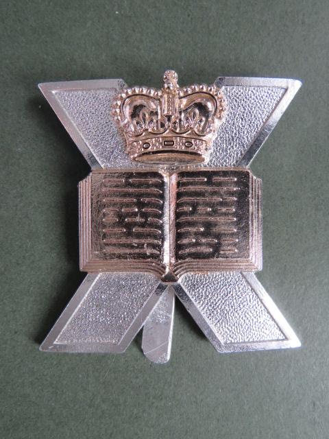 British Army Edinburgh University Officer Training Corps Post 1978 Cap Badge