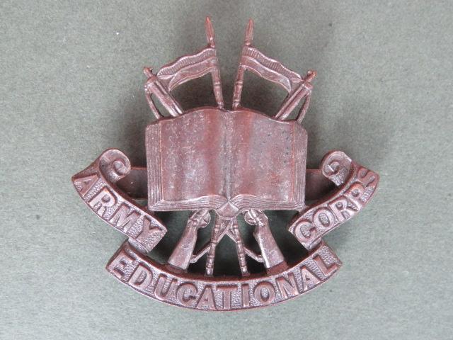 British Army The Army Education Corps 1927 Pattern Officer's Service Dress Cap Badge