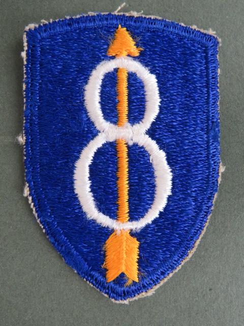 USA Army WW2 8th Division Formation Patch