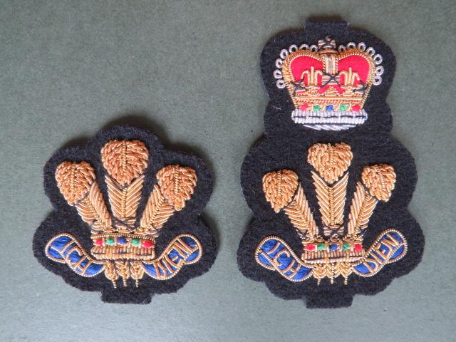 British Army Deputy Lord Lieutenant and Lord Lieutenant of Wales No1 Dress Cap Badges