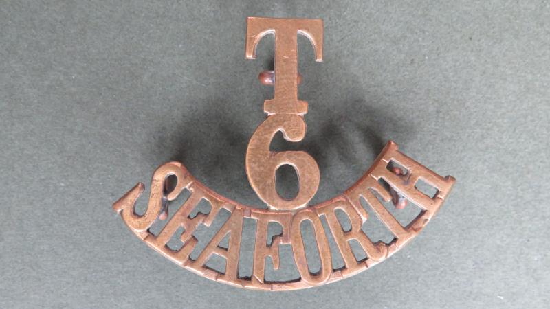 British Army The 6th Seaforth Highlanders Territorial Battalion Shoulder Title