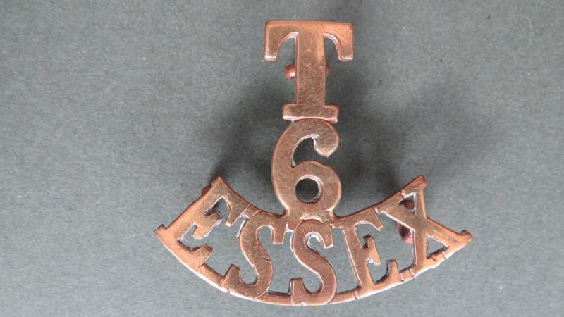 British Army The 6th The Essex Regiment Territorial Battalion Shoulder Title