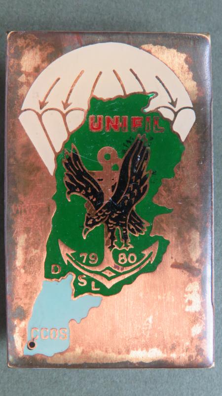 France Army 425° B.P.C.S / 420° D.S.L, 1979-1980  C.C.O.S (Service, Organization & Command Company Crest