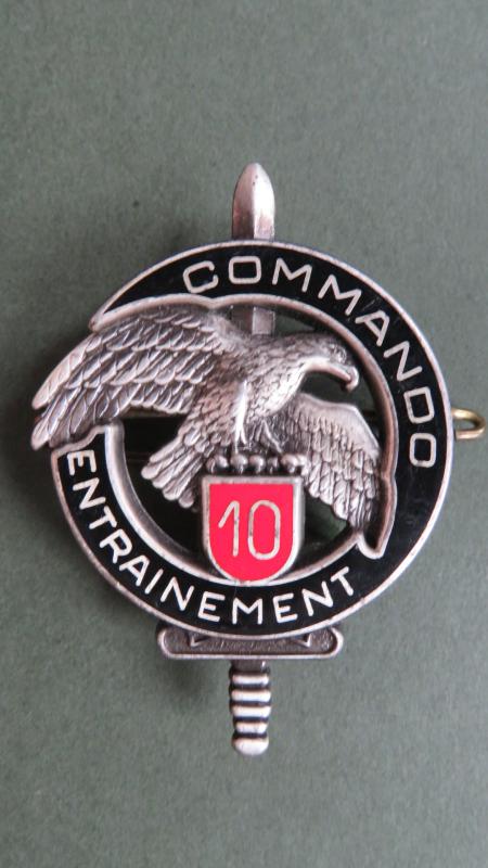France C.E.C.10 COMMANDO ENTRAINEMENT Pocket Crest