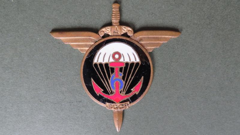 France 6° B.C.C.P (Bataillon Colonial Commandos Parachutiste) Pocket Crest